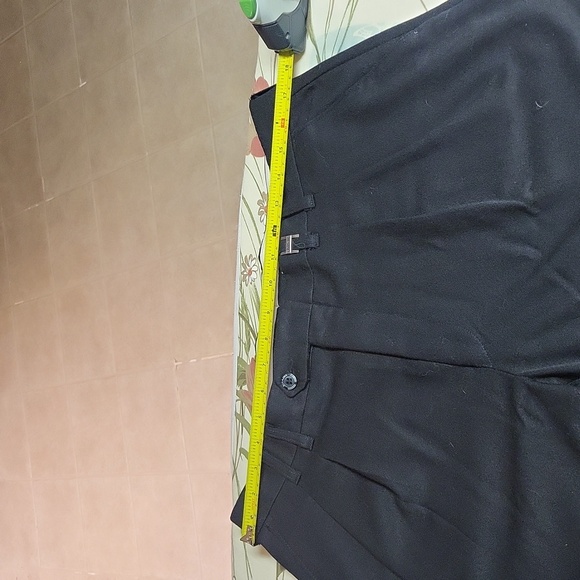 CITADIN MICRO ULTRA LOW RISE SLANT POCKET DRESS BLACK PANT - Picture 12 of 15